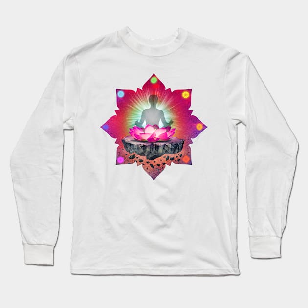 yoga time Long Sleeve T-Shirt by MARK ASHKENAZI